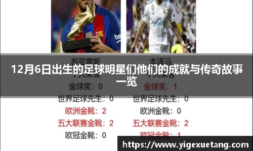 12月6日出生的足球明星们他们的成就与传奇故事一览