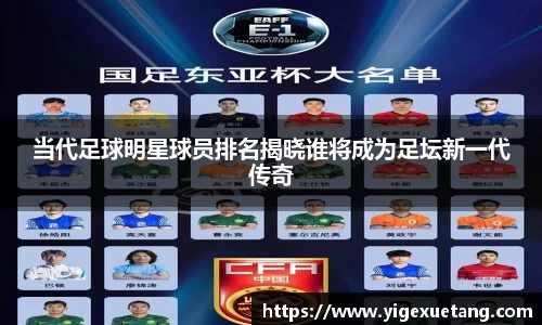 当代足球明星球员排名揭晓谁将成为足坛新一代传奇